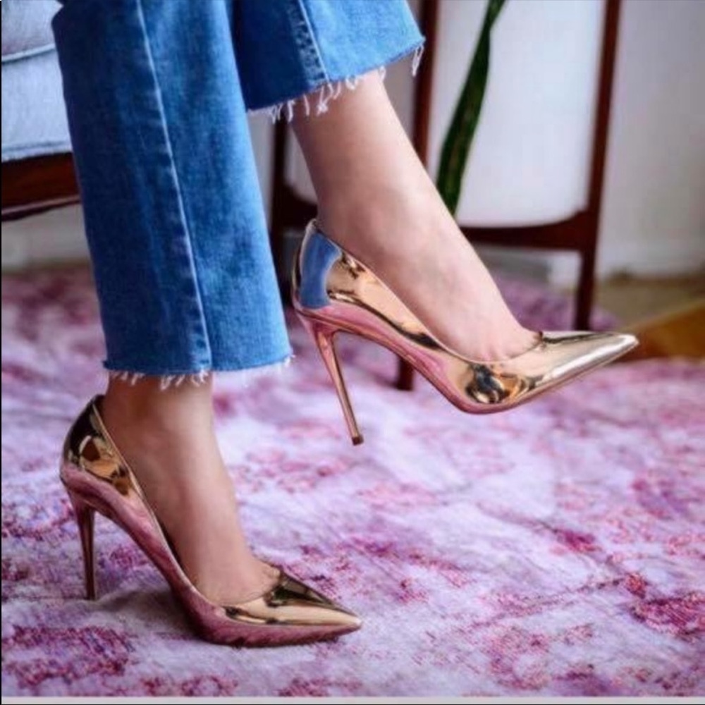 Rose Gold Heels - Picture 2 of 2